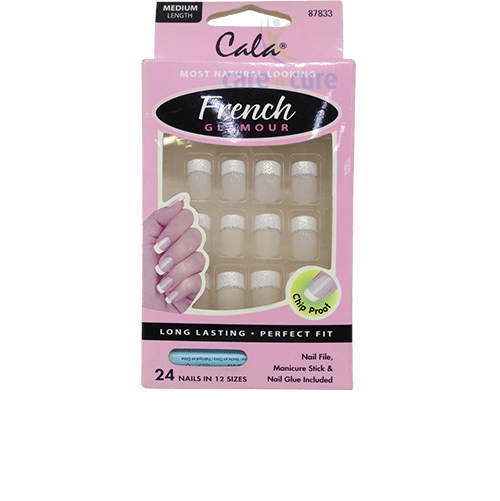 Cala French Glamour Nail Kit 24's(M) 87833