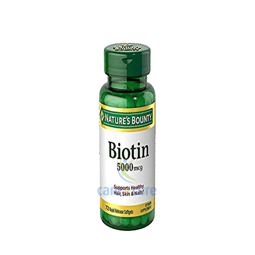 Nature's Bounty Biotin 5000Mcg Soft Gel 72S