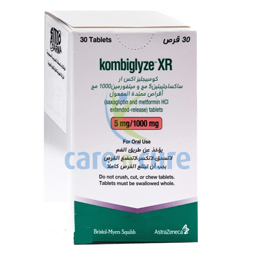 Kombiglyze Xr Tablets 5/1000mg 30's