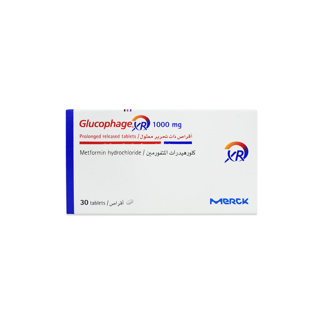 Glucophage Xr 1000mg Tablets 30S