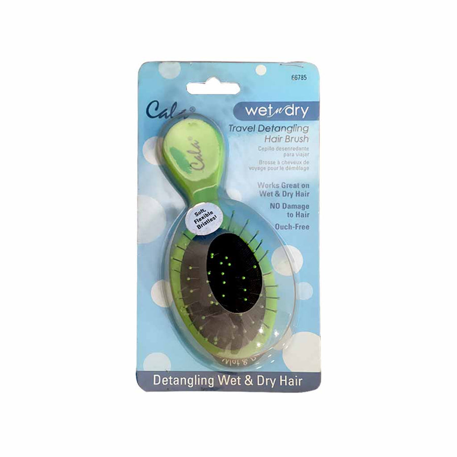 Cala Wet&Dry Trv Detangling Hair Brush Green 66785