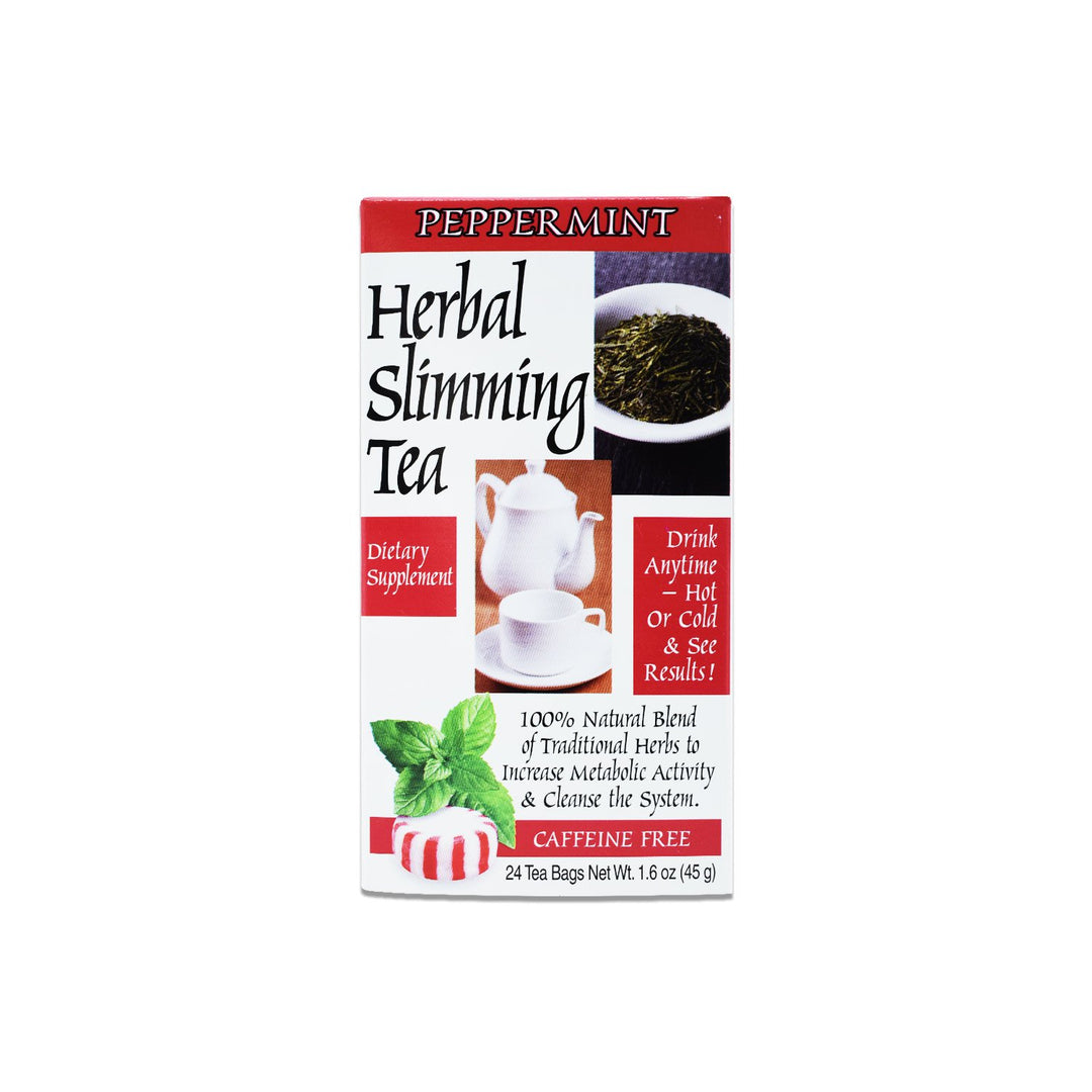 21st Century Herbal Slimming Tea Peppermint, 24 Tea Bags