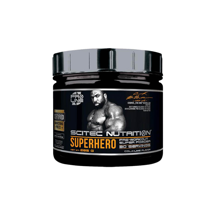 Superhero Pre Wo Cola Lime 285g