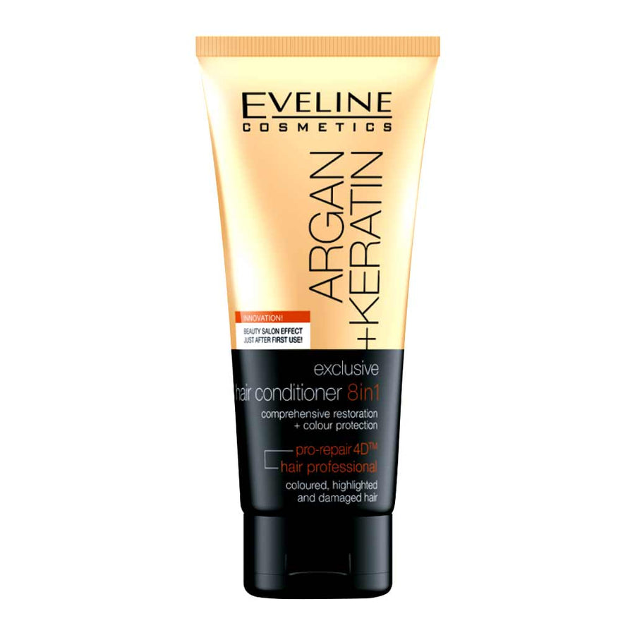 Eveline Argan+Keratin Exclusive Hair Conditioner 8 In 1 200ml