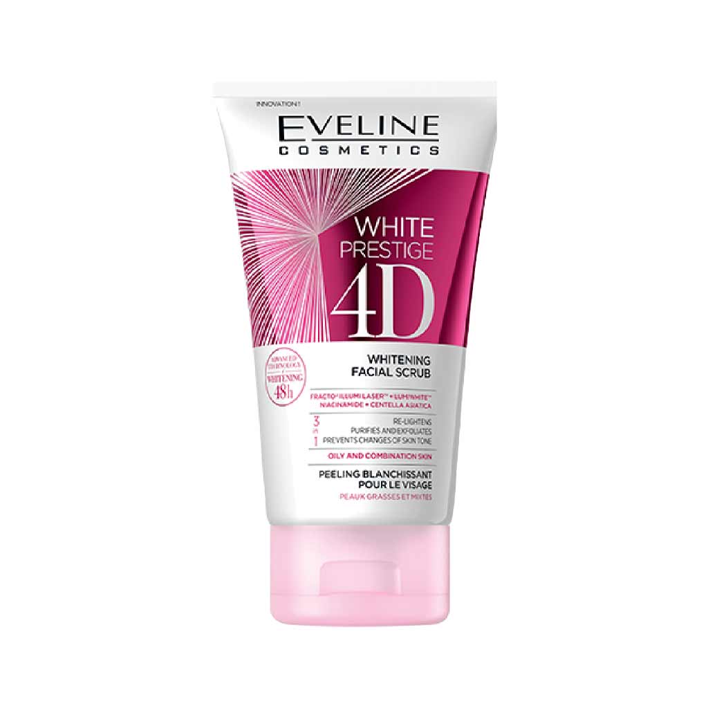 Eveline White Prestige 4D Whitening Facial Scrub 150ml