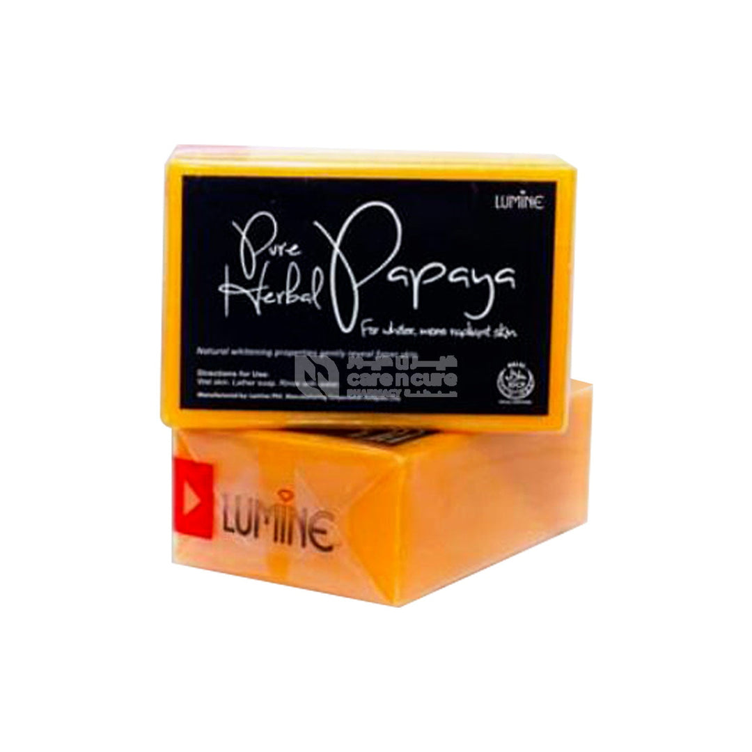 Lumine Pure Herbal Papaya Soap 120g