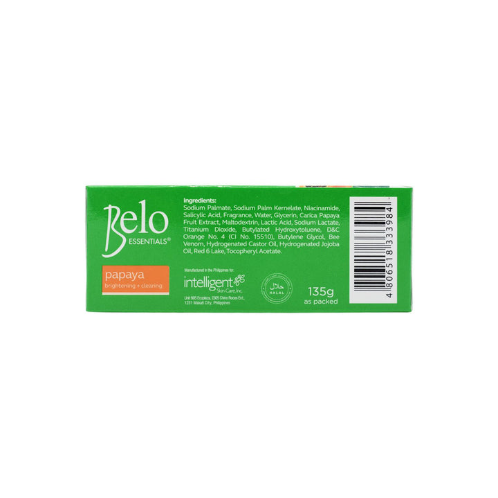 Belo Essential Brighten Soap Papaya Green 135gm