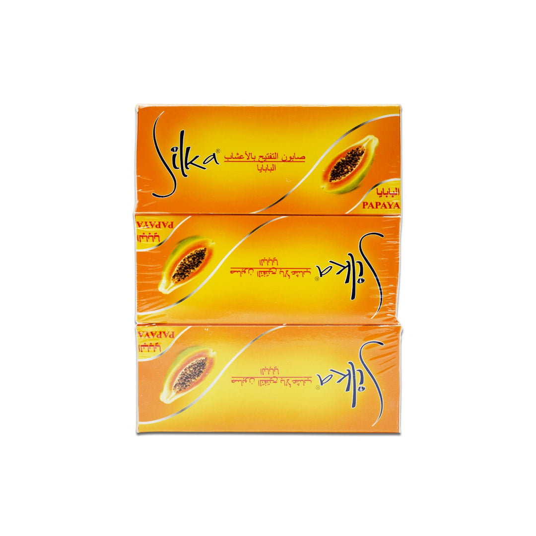 Silka Papaya Soap 135gm Bundle Offer 3'S