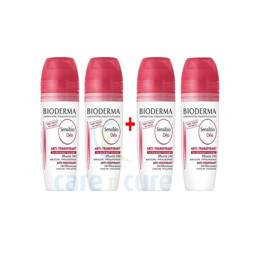 Bioderma Sensibio Deo Anti Trans 50ml 2+2 Offer