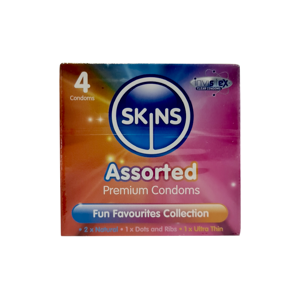 Skins Assorted Condoms 4's