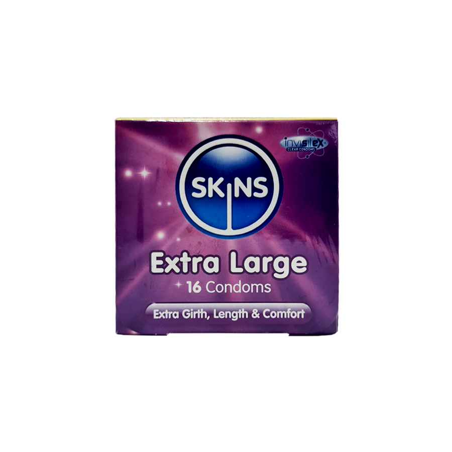 Skins Cube Extra Large Condoms 16's