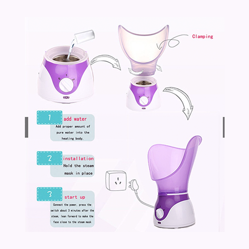 Facial & Nasal Steamer / Steam Inhaler - 6 Months Warranty