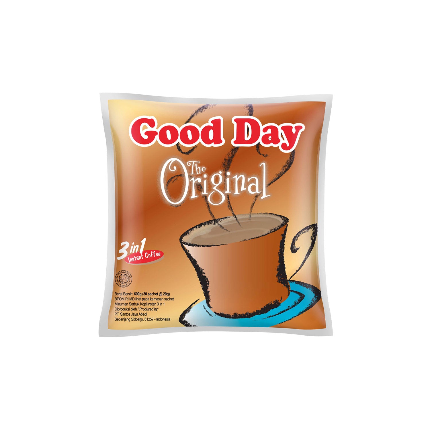 Buy Good Day Instant Coffee Original 3 In1 20gm (30's) Online at Best ...