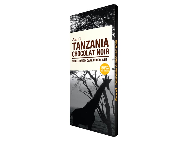 Amul Single Origin Dark Chocolate Tanzania 125 gm