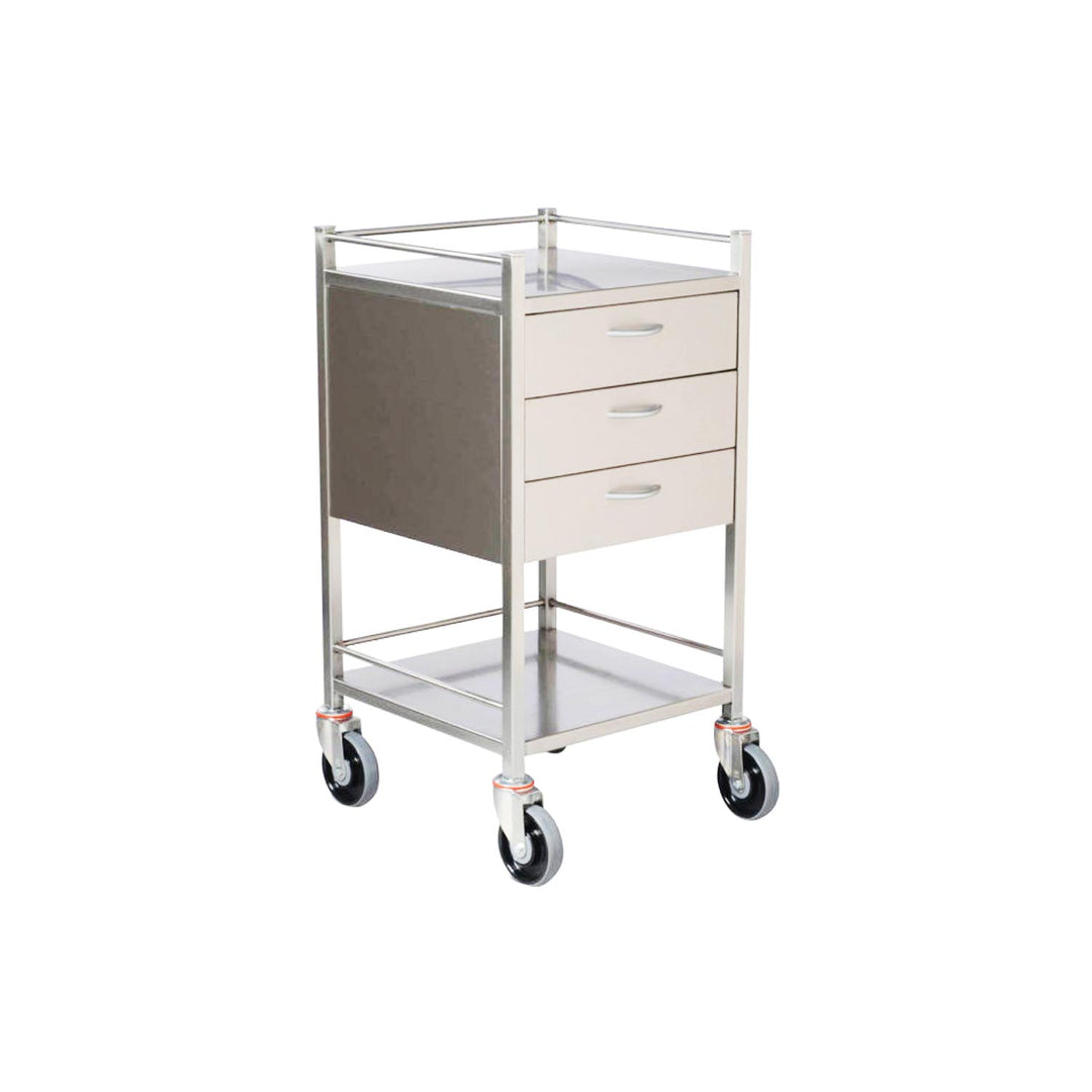 Medica Dressing Trolly Three Drawer [304] (58 X 48 X 88)