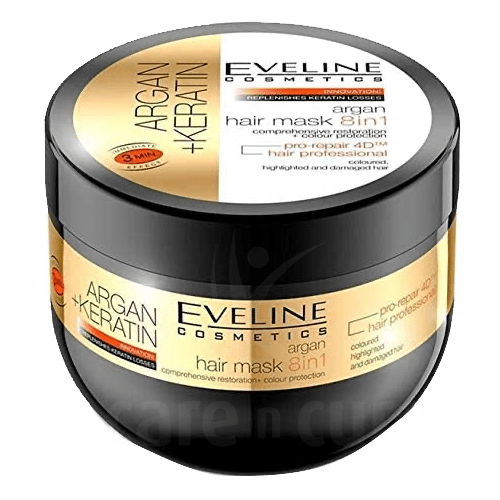 Eveline Argan+ Keratin Hair Mask 8 In 1 300ml