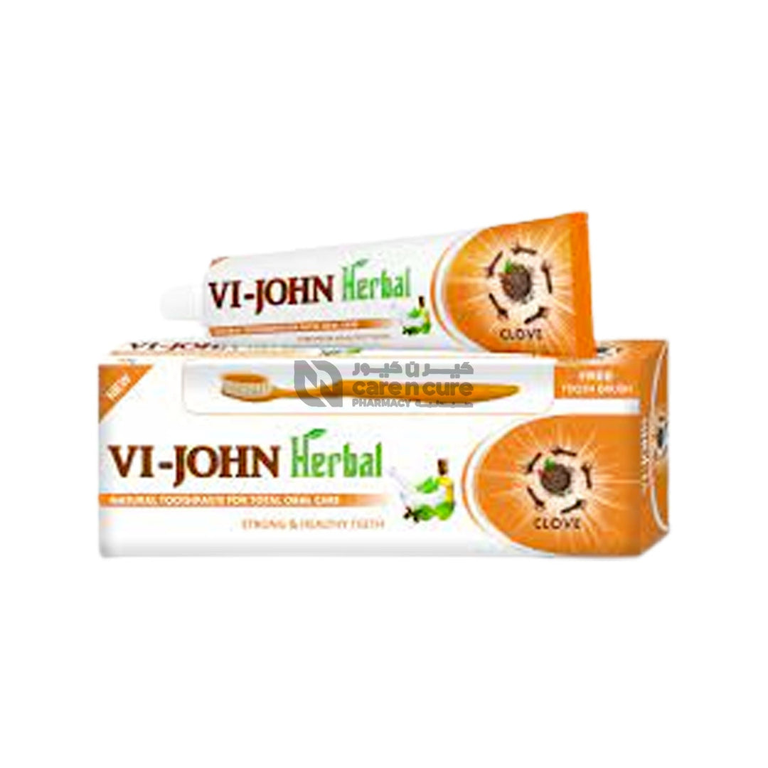 Vi John Clove Toothpaste 150g (Free Brush)