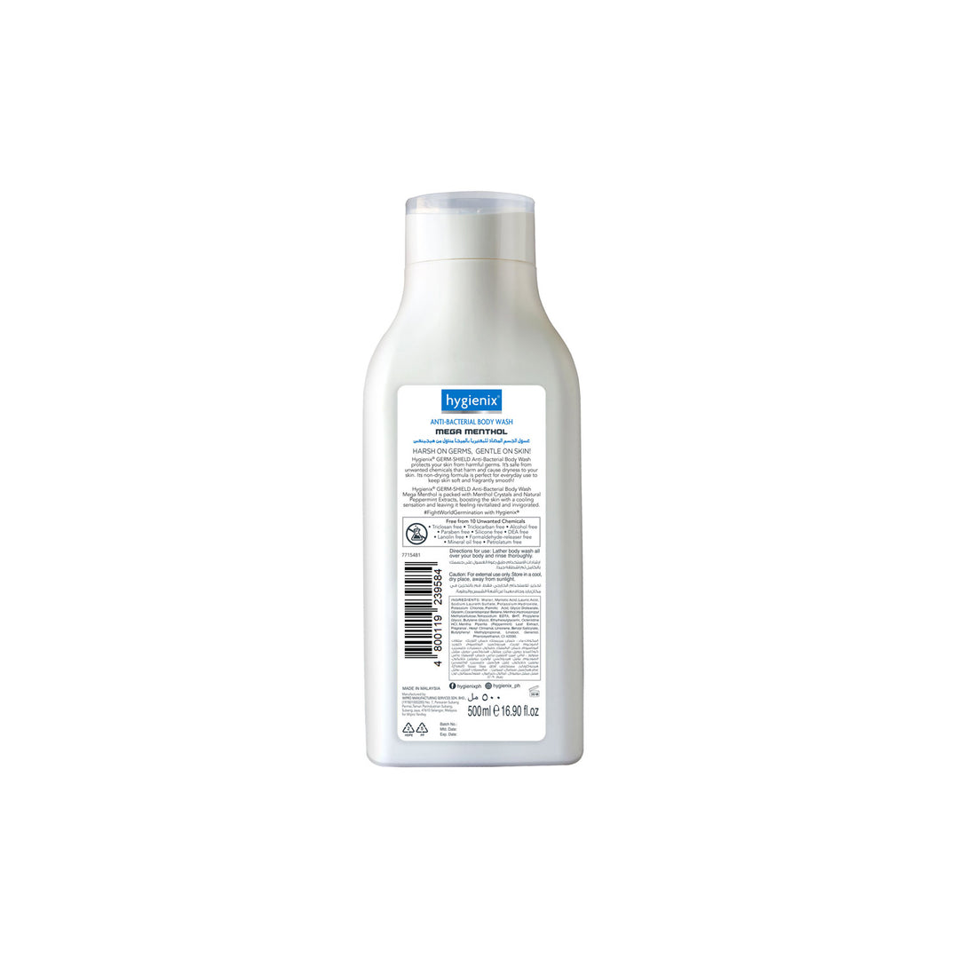 Hygienix Mega Menthol Body Wash 500ml