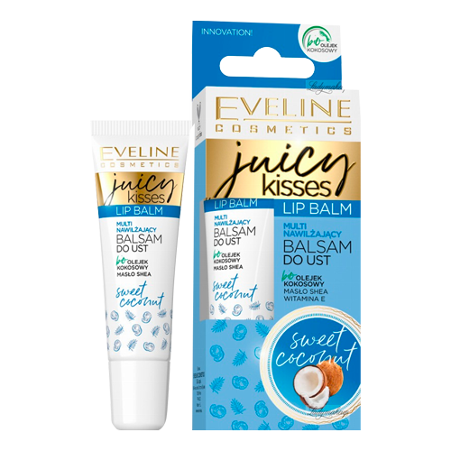 Eveline Juicy Kisses Sweet Coconut Lip Balm 12ml