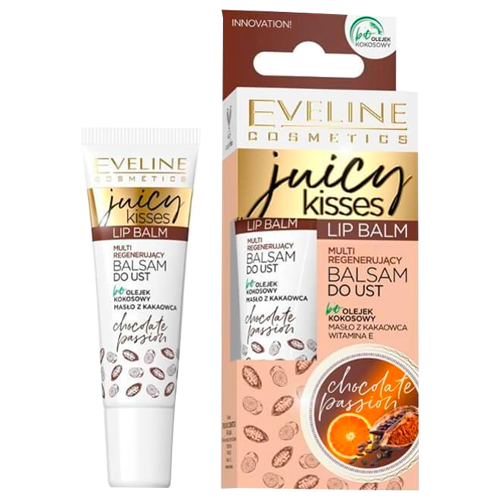 Eveline Juicy Kisses Chocolate Passion Lip Balm 12ml