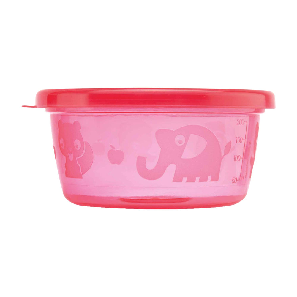 Nuby 4P Pp Snack Bowl With Lid 240ml