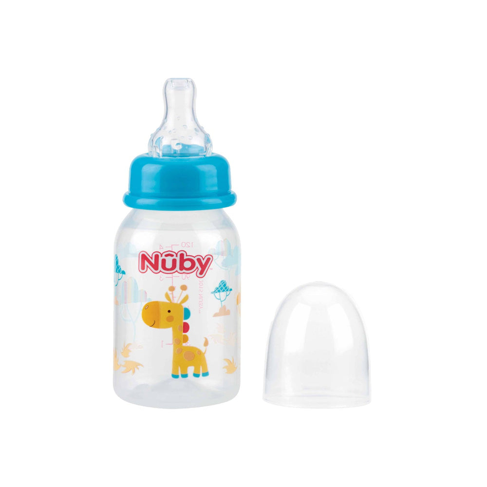 Nuby Printed Bottle / Slow Flow / Sn / 120ml