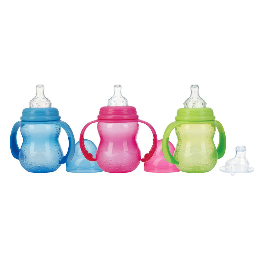 Nuby No Spill Wn Bottle W/Handles 240ml