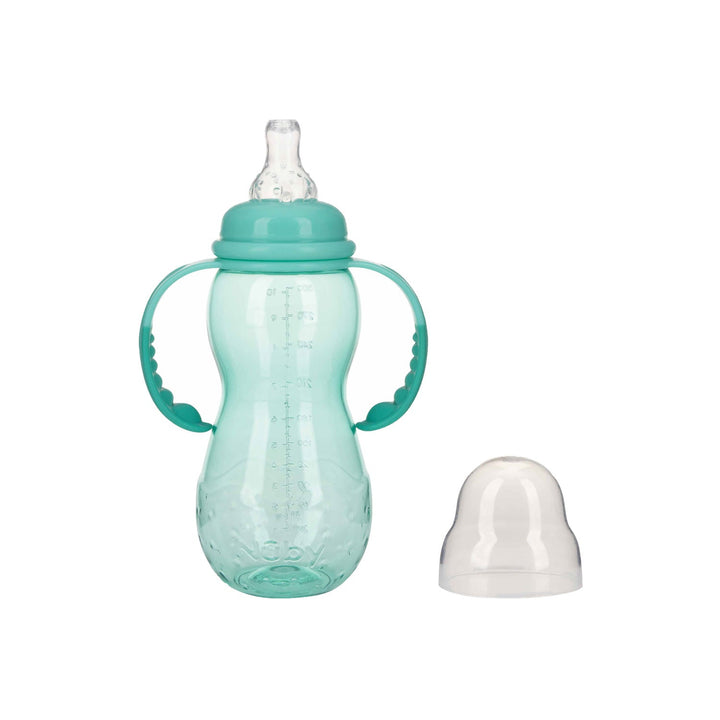 Nuby2-Stage Sn Bottle Tt 320ml W/Nipple And W/Handles