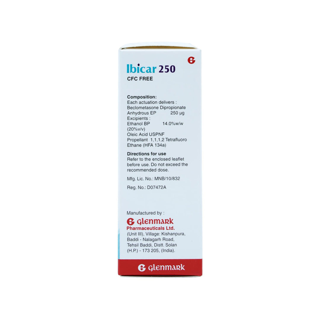 Ibicar 250 Mcg / 200Md Ug/30049099