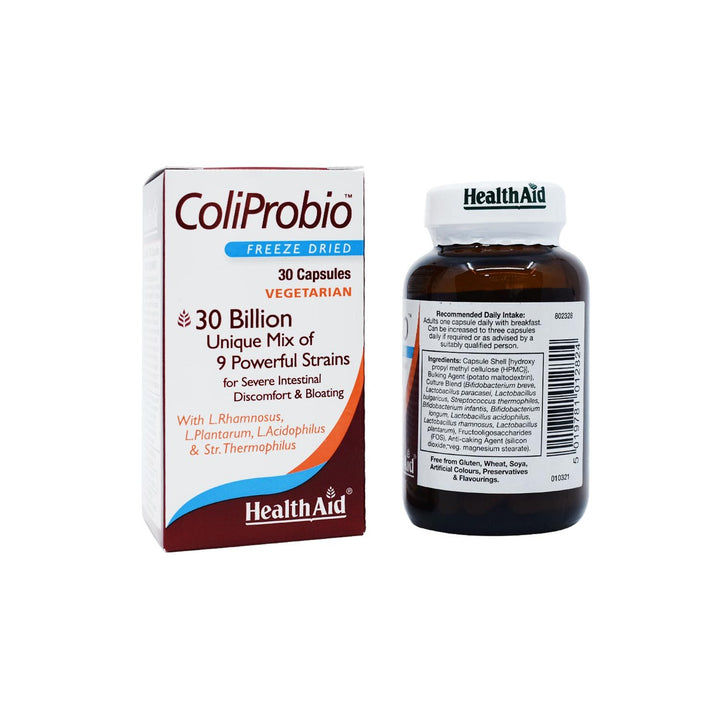 Health Aid Coliprobio 30 Billion (Veg) 30 Capsules