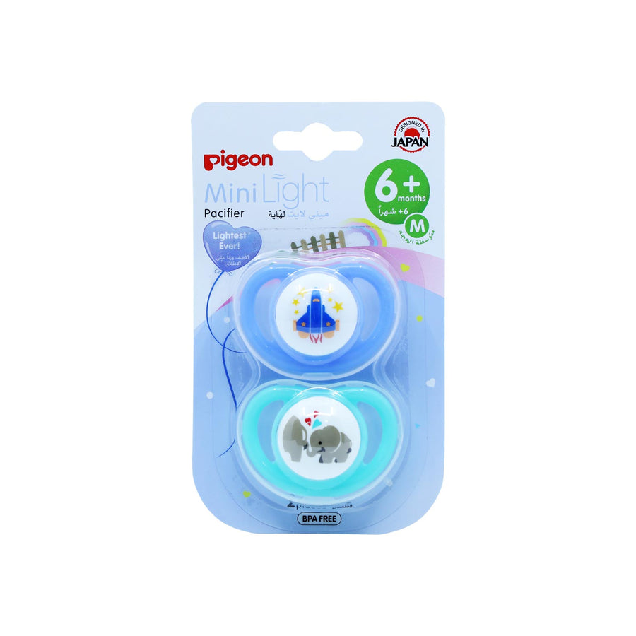 Pigeon Minilight Pacifier Double (M) Boy 78260