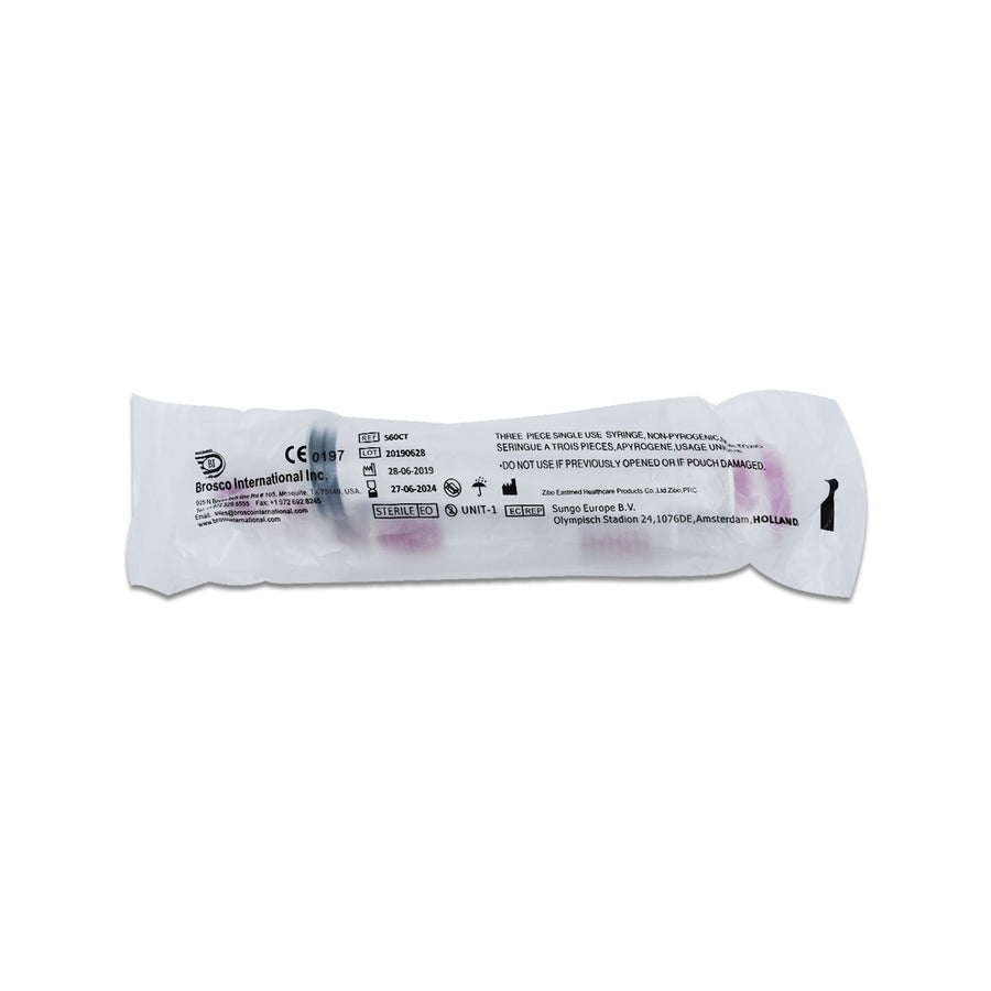 Medisoft Disp Syringe 60ml L Lock W Catheter Tip 25'S