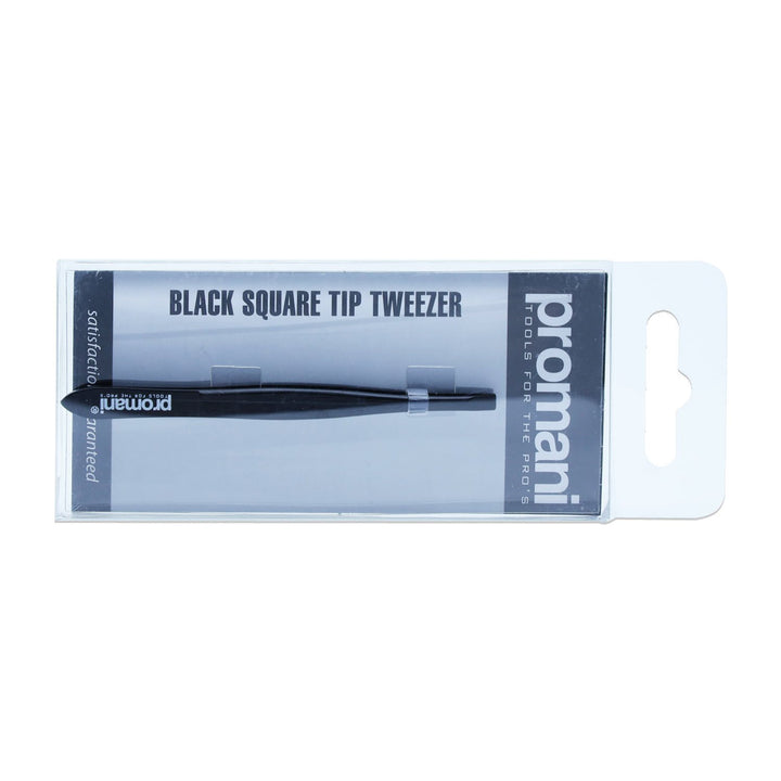 Promani Black Square Tip Tweezer