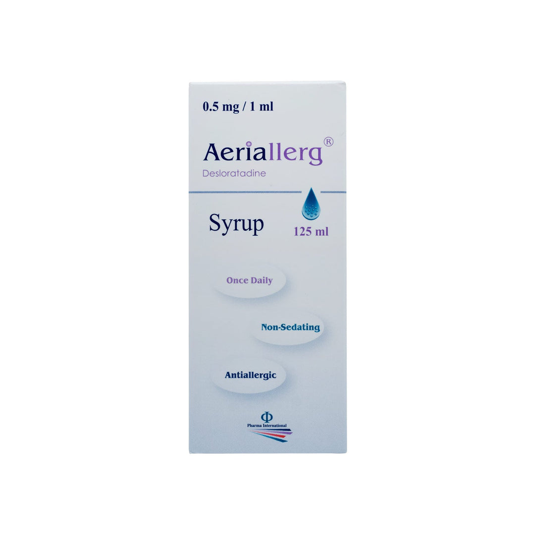 Aeriallerg 0.5Mg/ml Syrup 125ml