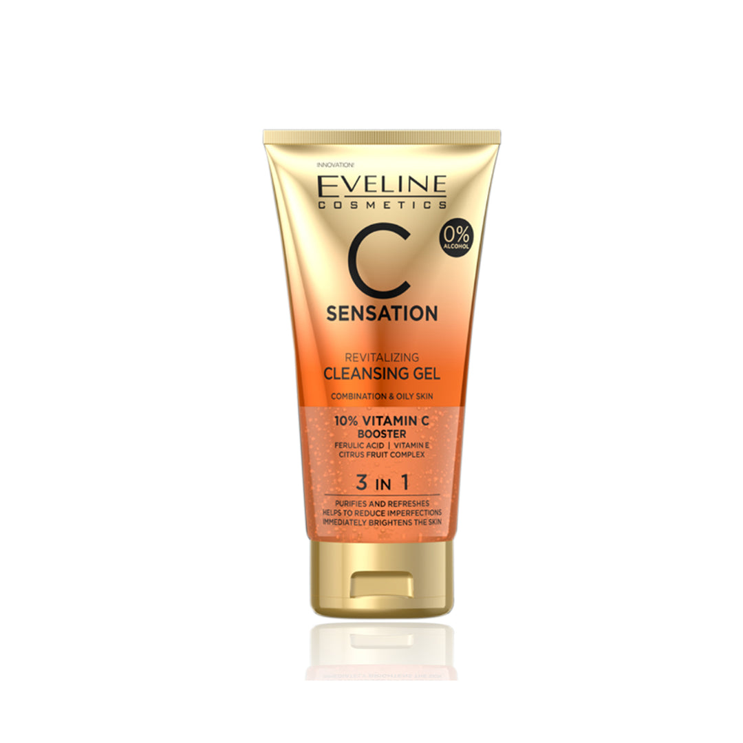 Eveline C Sensation Cleansing Wash Gel 3 In 1 150 ml