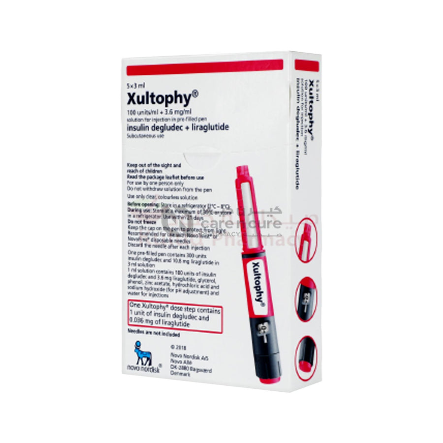 Xultophy Flexpen 3ml X 5 Pieces