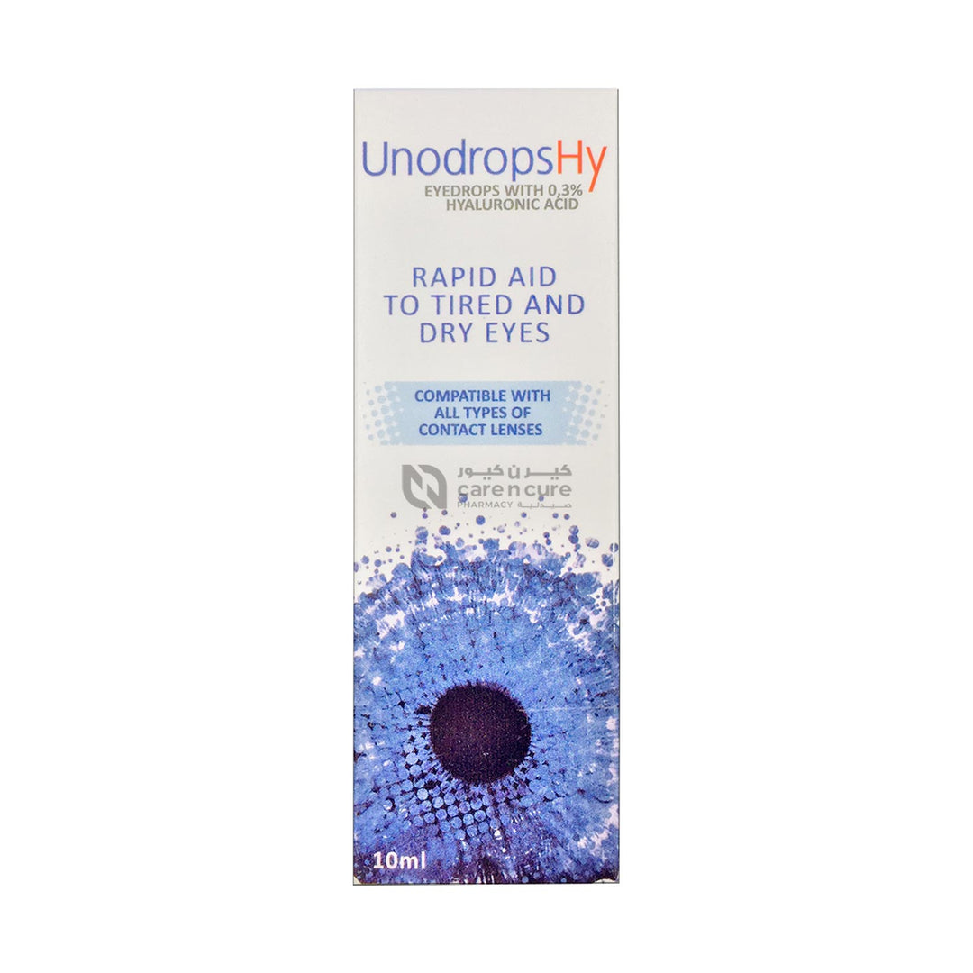 Uno Drops Hy Eyedrops 0.3 % 10ml