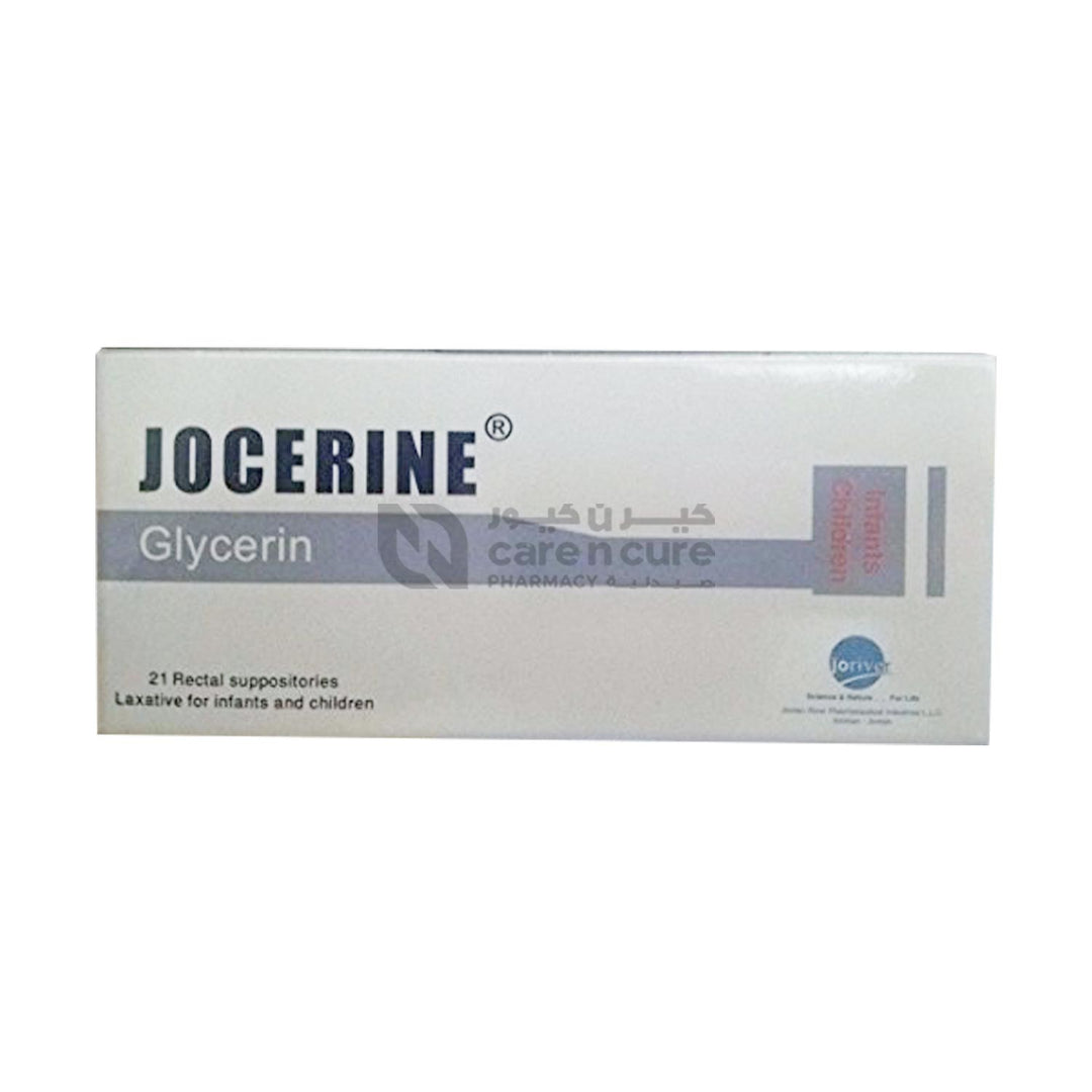 Jocerine Adult Glycerin Supp 21 Pieces