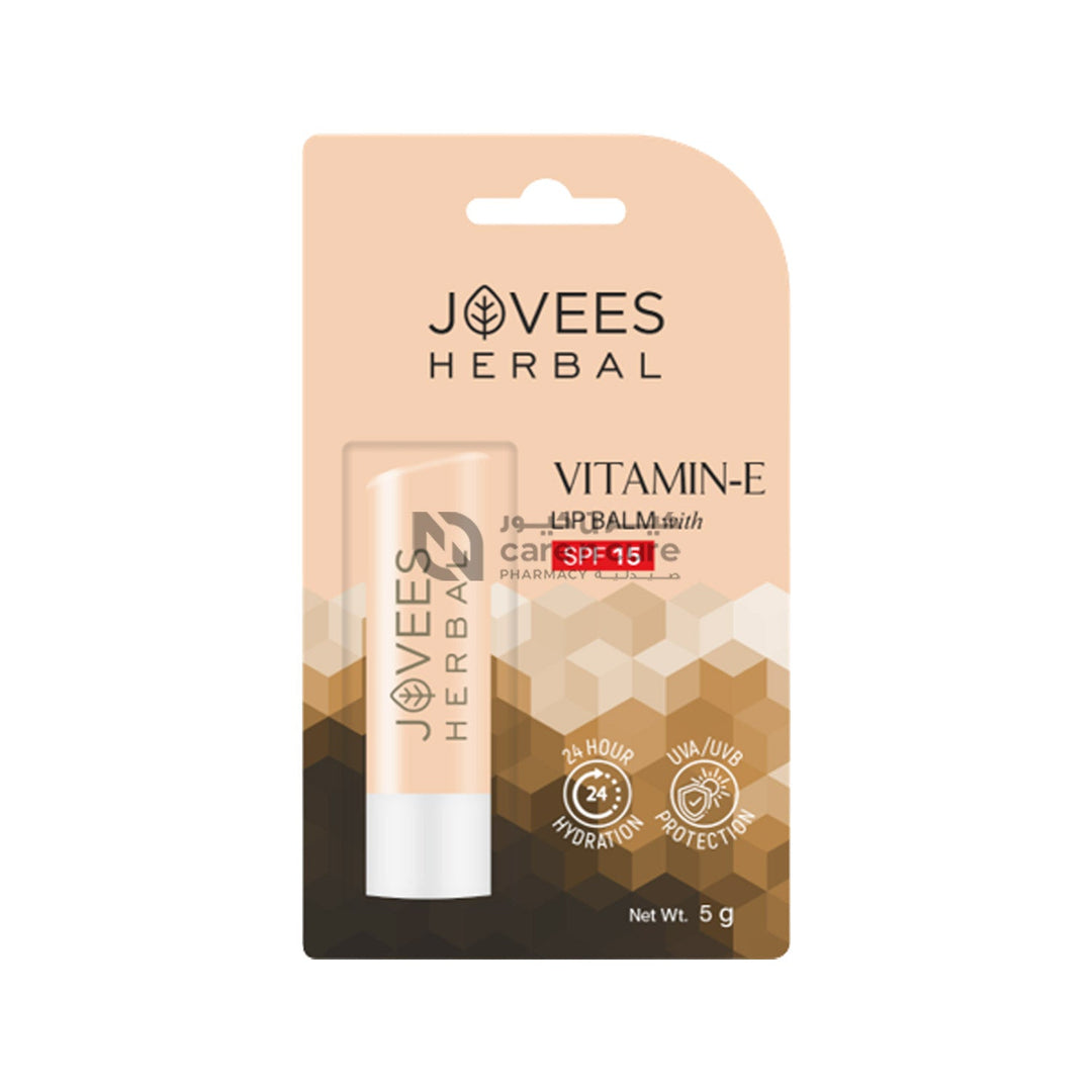 Jovees Vitamin E Lip Balm With Spf 15 5g