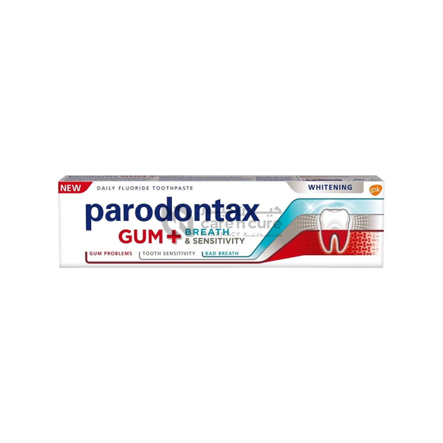 Buy Parodontax Gum Breath & Sensitivity Whitening Tp 75ml Online at ...