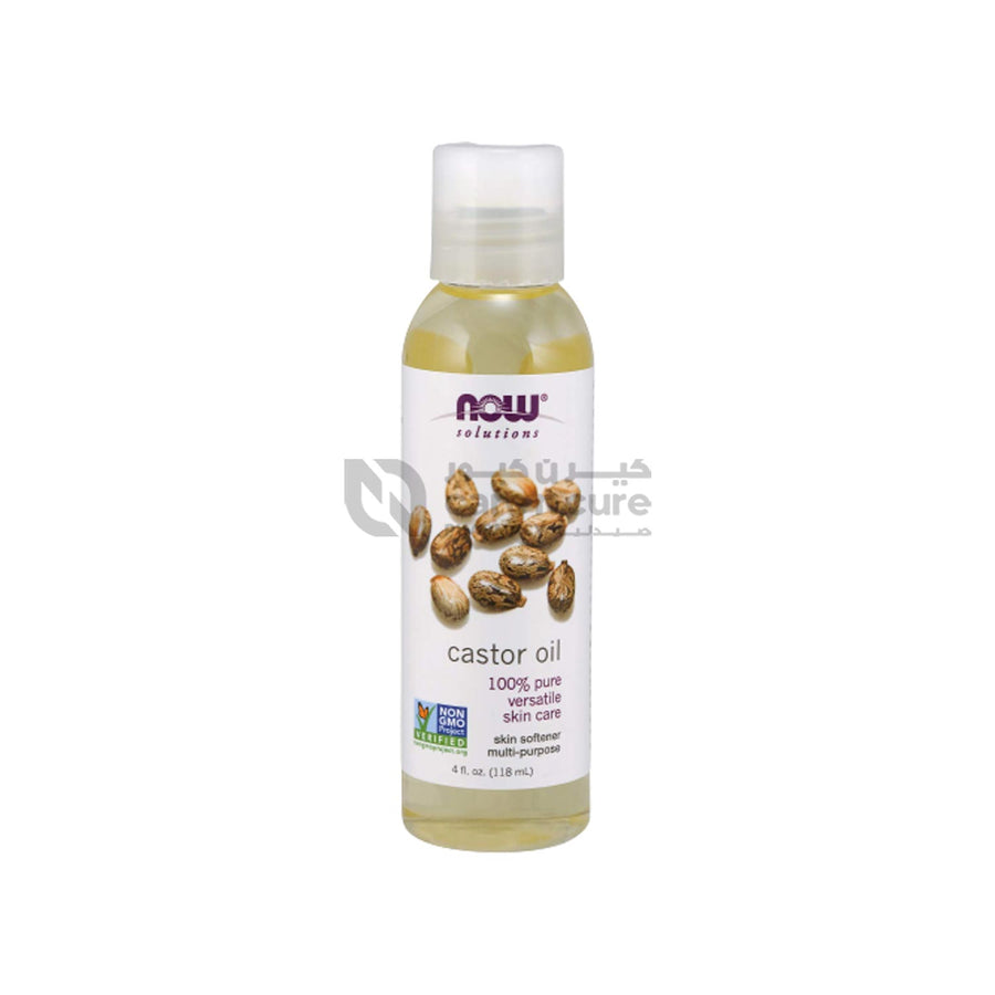 Now Castor Oil 4 Oz 100% Pure (118 ml)