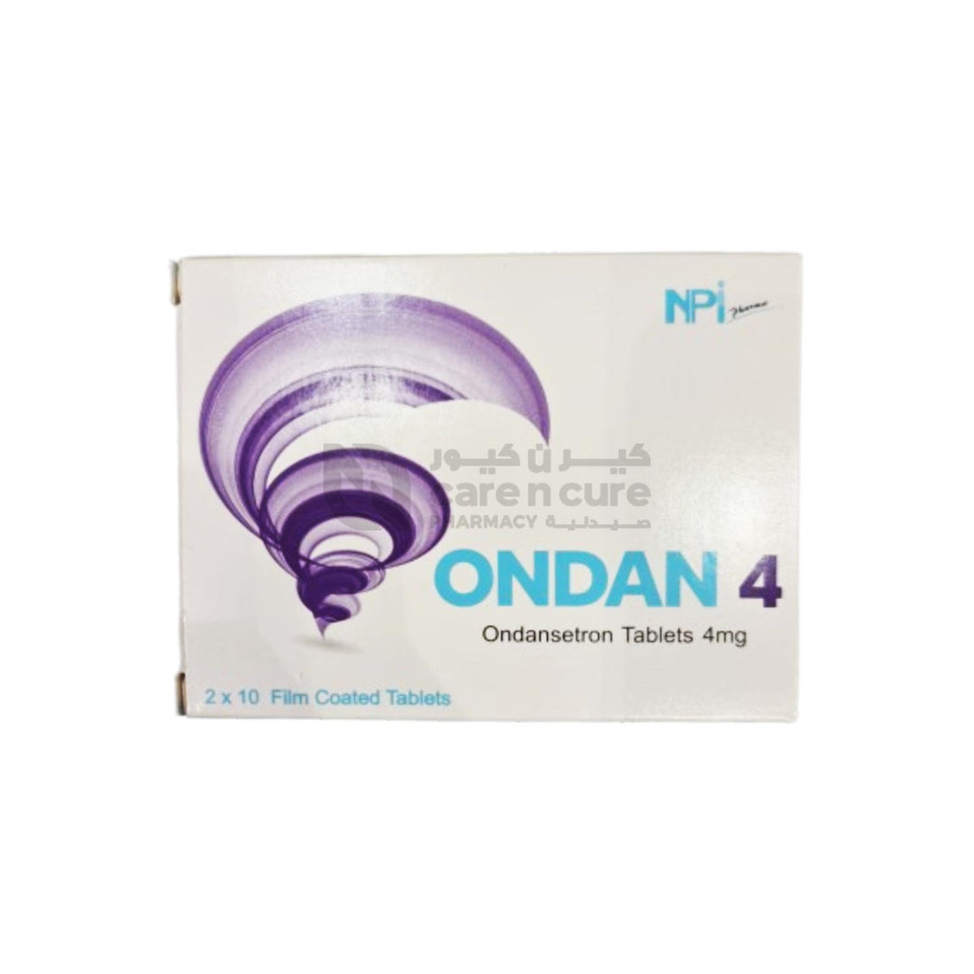 Ondan 4mg Tablets 20 Pieces