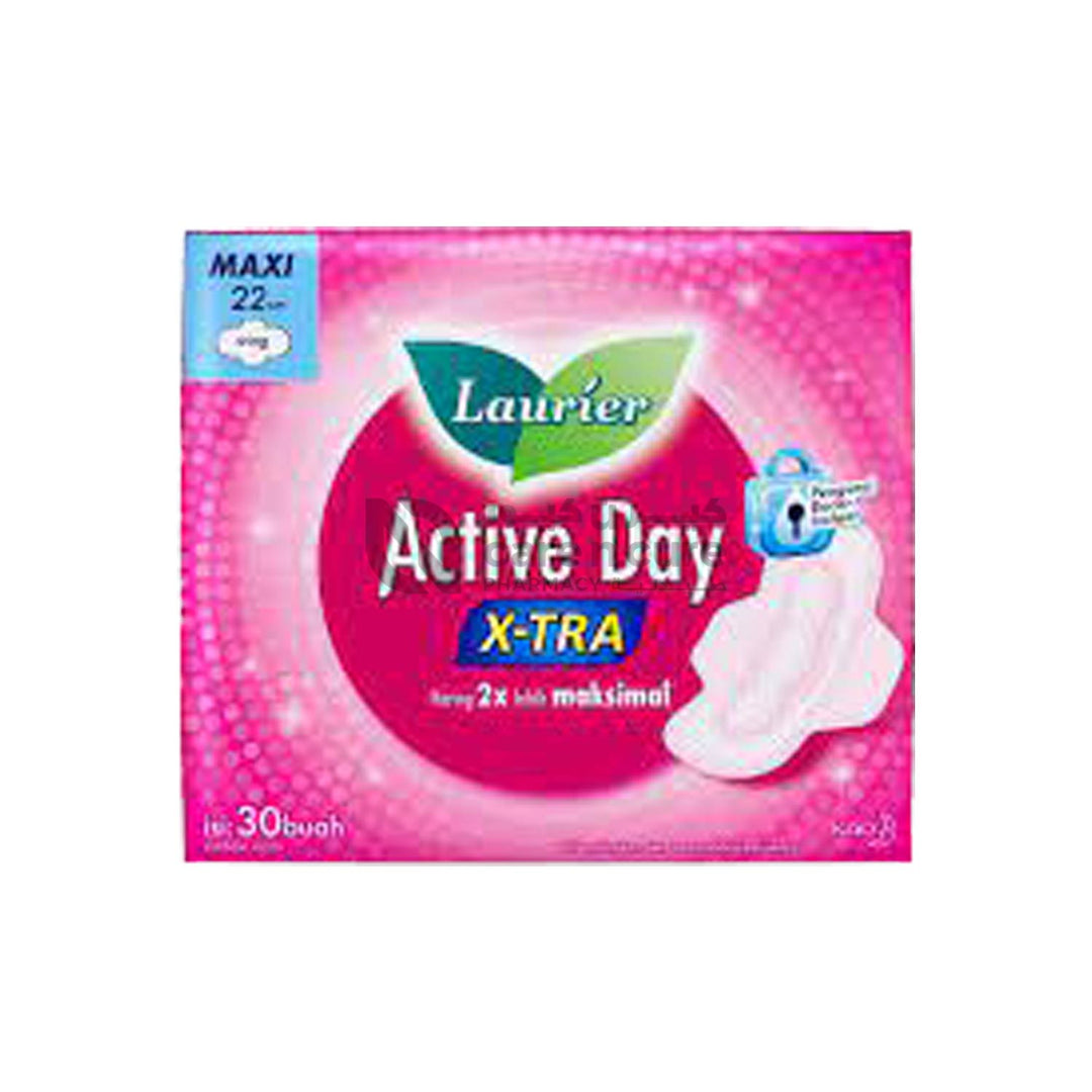 Laurier Active Day X-Tra 30 Pieces 22cm Wing