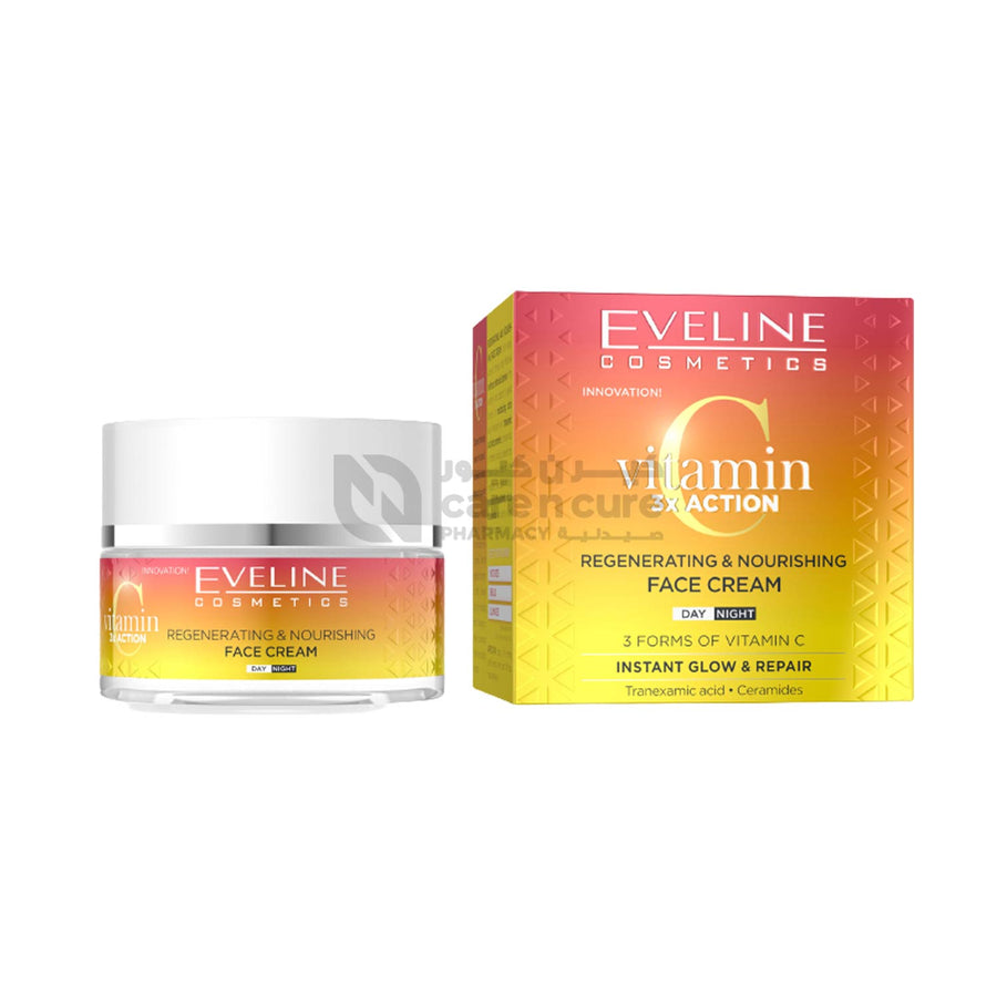 Eveline Vitamin C 3Xaction Reg & Nour Face Cream 50ml