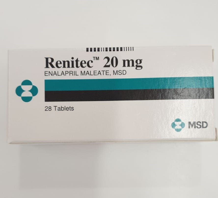 Renitec 20mg Tab. 28's