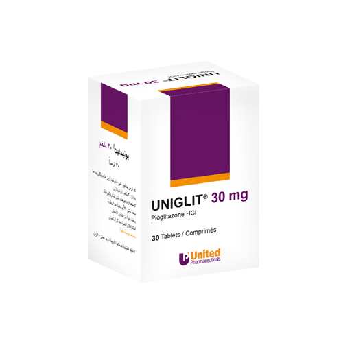 Uniglit 30mg Tablets 30's